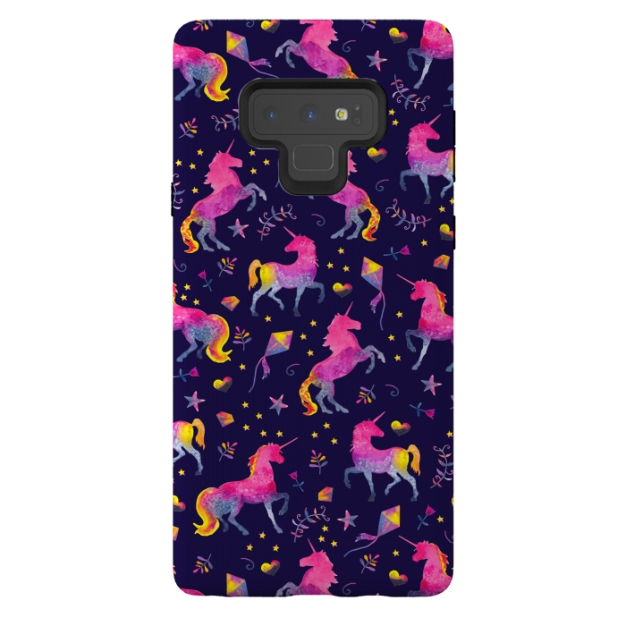 Galaxy Note 9 StrongFit Unicorn Jubliee by gingerlique