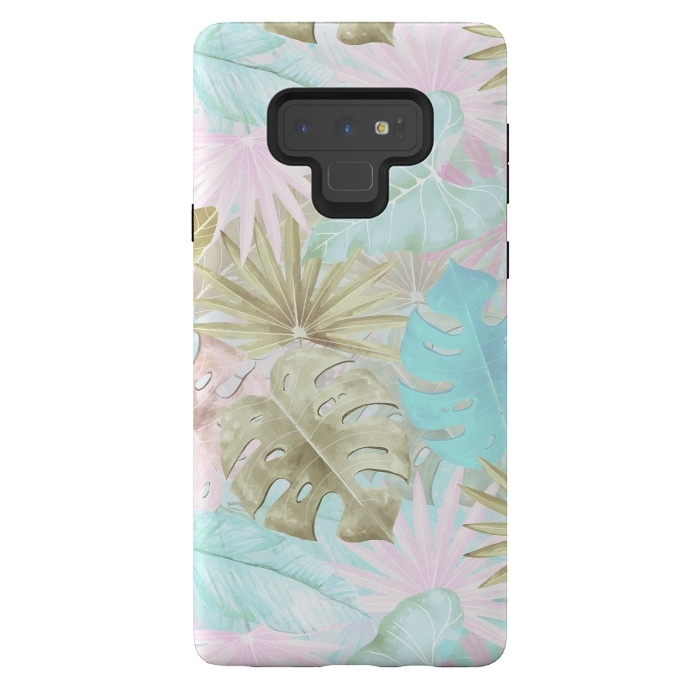 Galaxy Note 9 StrongFit My Sepia Aloha Jungle Garden by  Utart