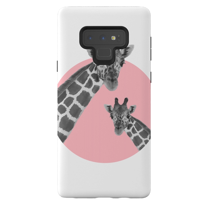 Galaxy Note 9 StrongFit Giraffe Love by MUKTA LATA BARUA
