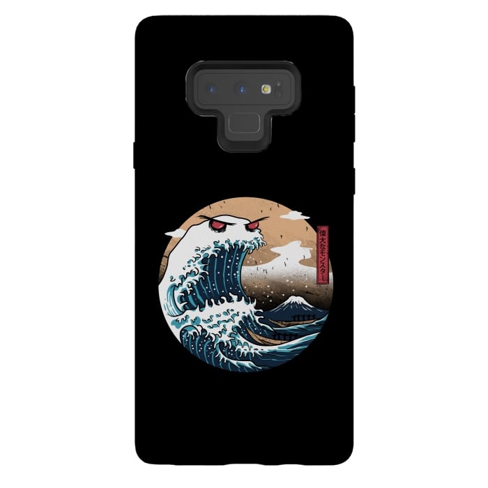 Galaxy Note 9 StrongFit The Great Monster of Kanagawa by Vincent Patrick Trinidad