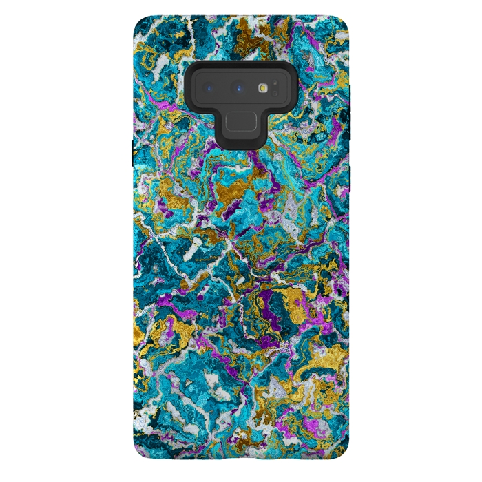 Galaxy Note 9 StrongFit Abstract Art by Art Design Works