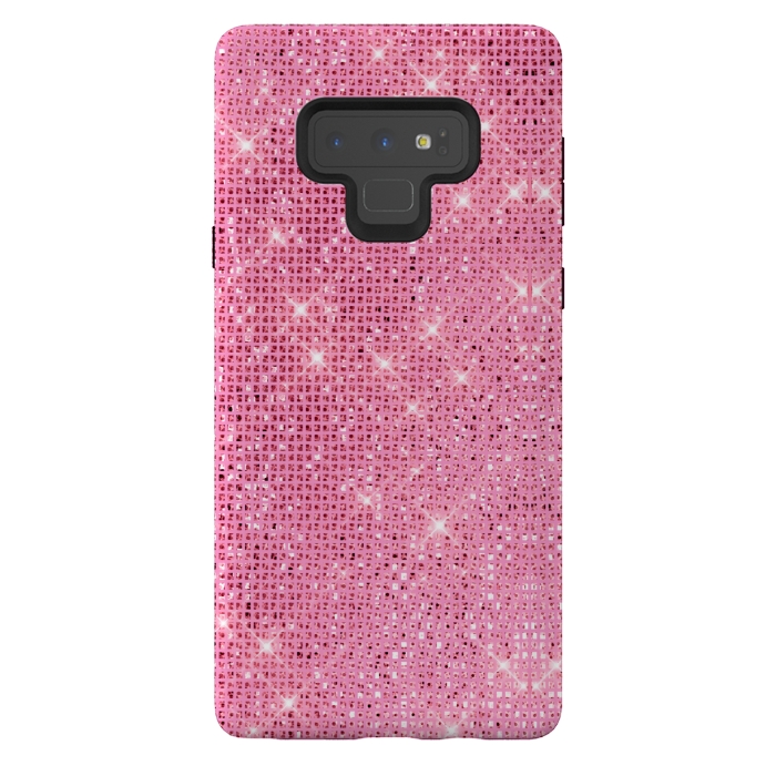 Galaxy Note 9 StrongFit Pink Glitter by Alemi