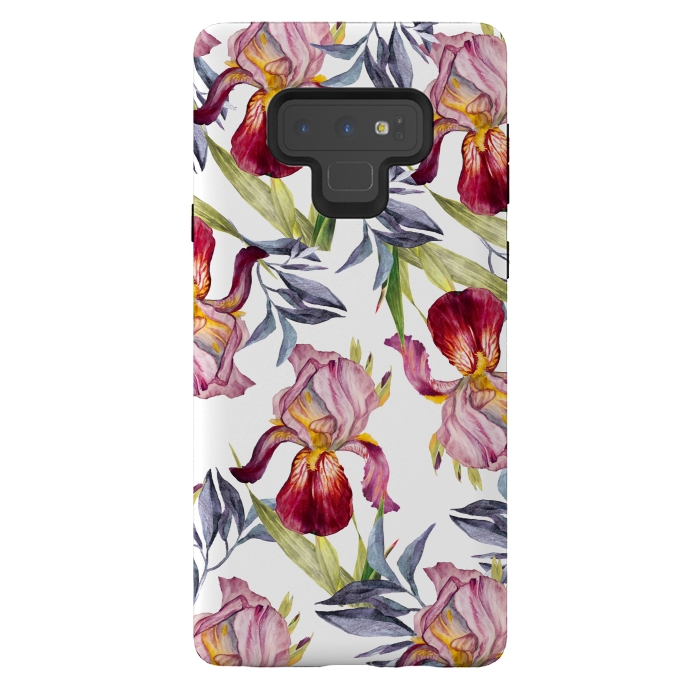 Galaxy Note 9 StrongFit Born in Flowers by Creativeaxle