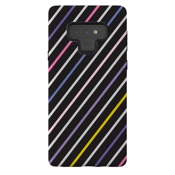 Galaxy Note 9 StrongFit Scribble & Lines Pattern VI by Bledi