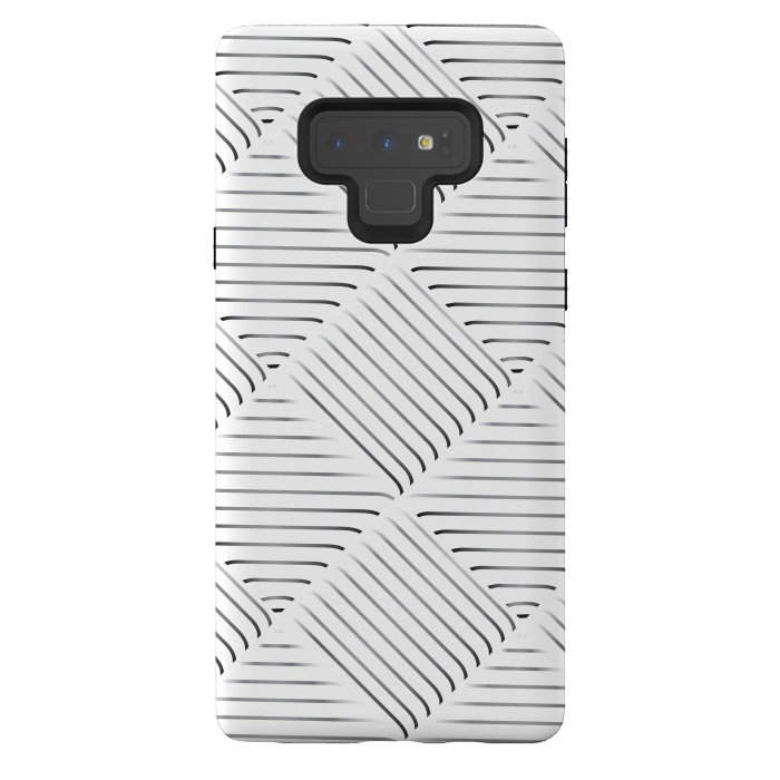 Galaxy Note 9 StrongFit Diagonal Stripes Background 2 by Bledi
