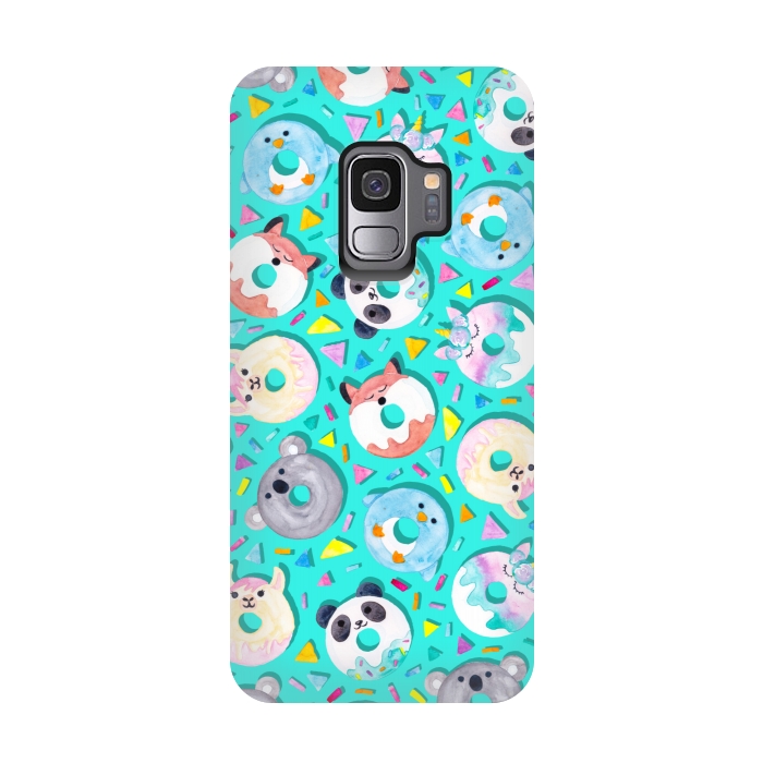 Galaxy S9 StrongFit Animal Donut Confetti by gingerlique