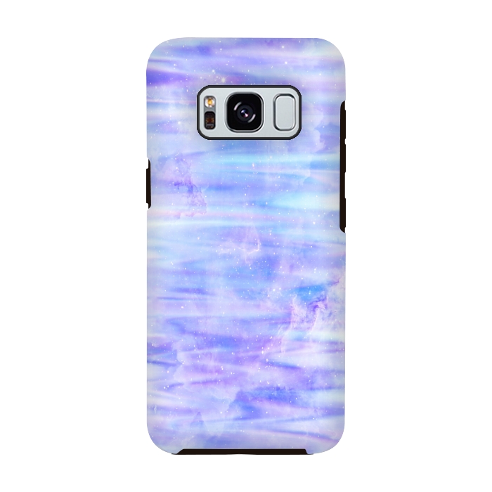 Galaxy S8 StrongFit Purple galaxy marble by Jms