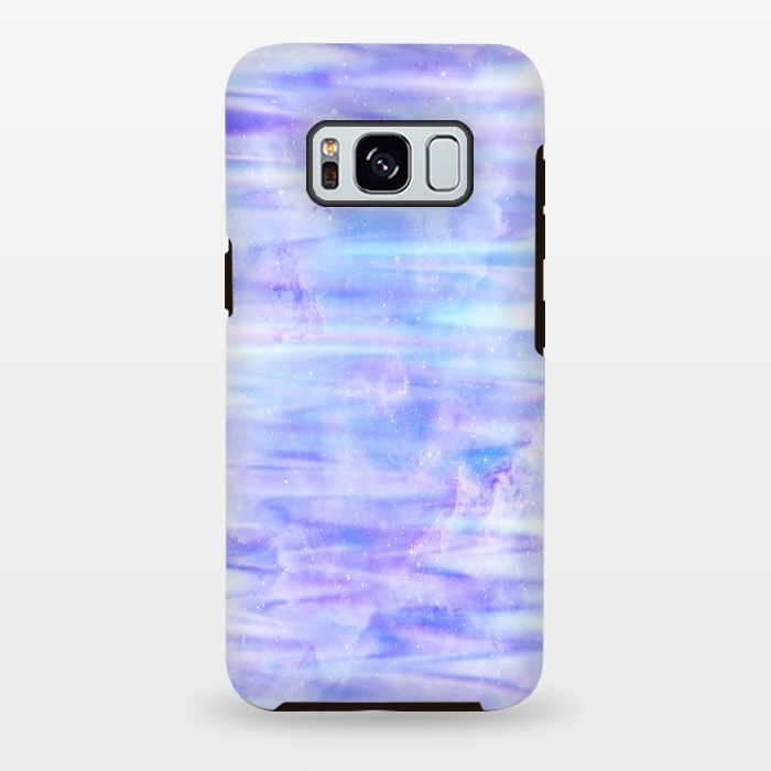 Galaxy S8 plus StrongFit Purple galaxy marble by Jms