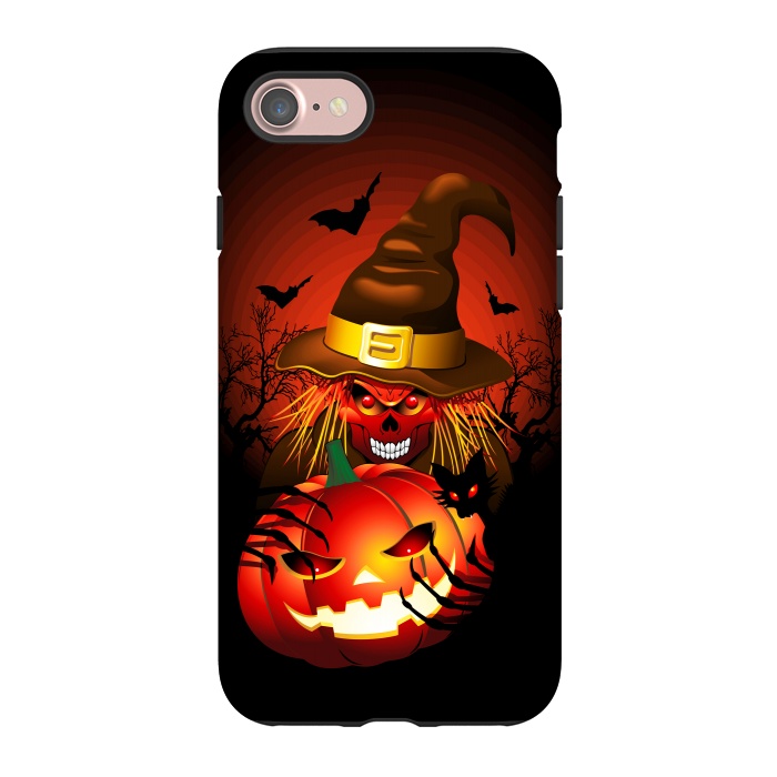 iPhone 7 StrongFit Skull Witch Halloween Monster by BluedarkArt