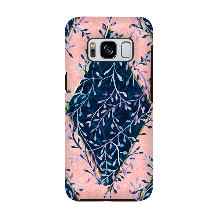 Galaxy S8 StrongFit Botanical Diamond by gingerlique