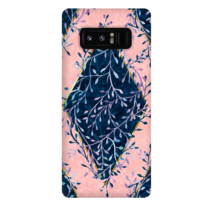 Galaxy Note 8 StrongFit Botanical Diamond by gingerlique