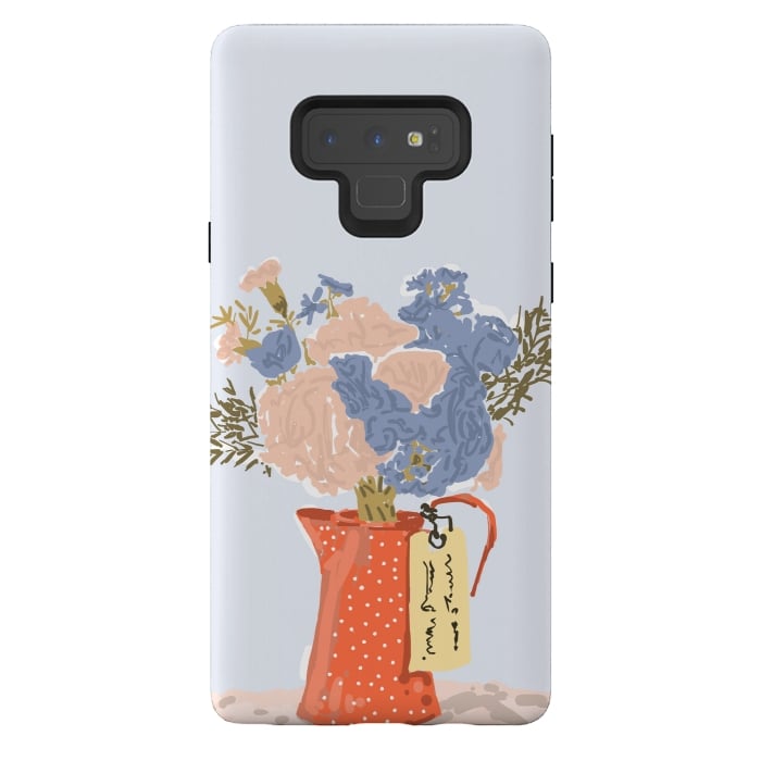 Galaxy Note 9 StrongFit Flowers With Love por Uma Prabhakar Gokhale
