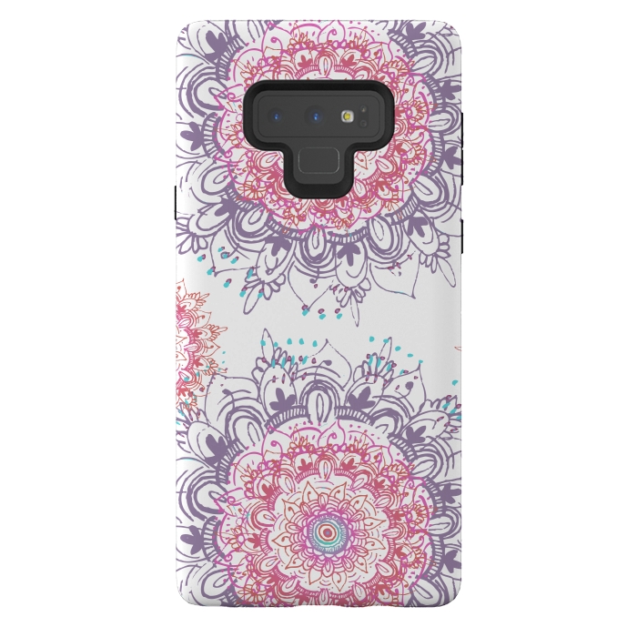Galaxy Note 9 StrongFit Flowers in Her Hair  by Rose Halsey
