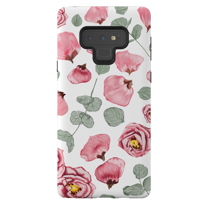 Galaxy Note 9 StrongFit Rosy Romance by Uma Prabhakar Gokhale