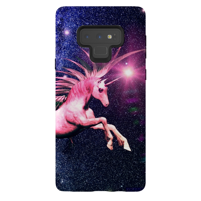 Galaxy Note 9 StrongFit Unicorn Blast by Gringoface Designs