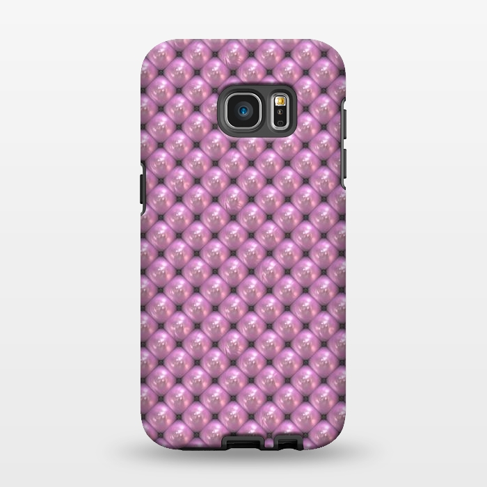 Galaxy S7 EDGE StrongFit Pink Pearls by Andrea Haase