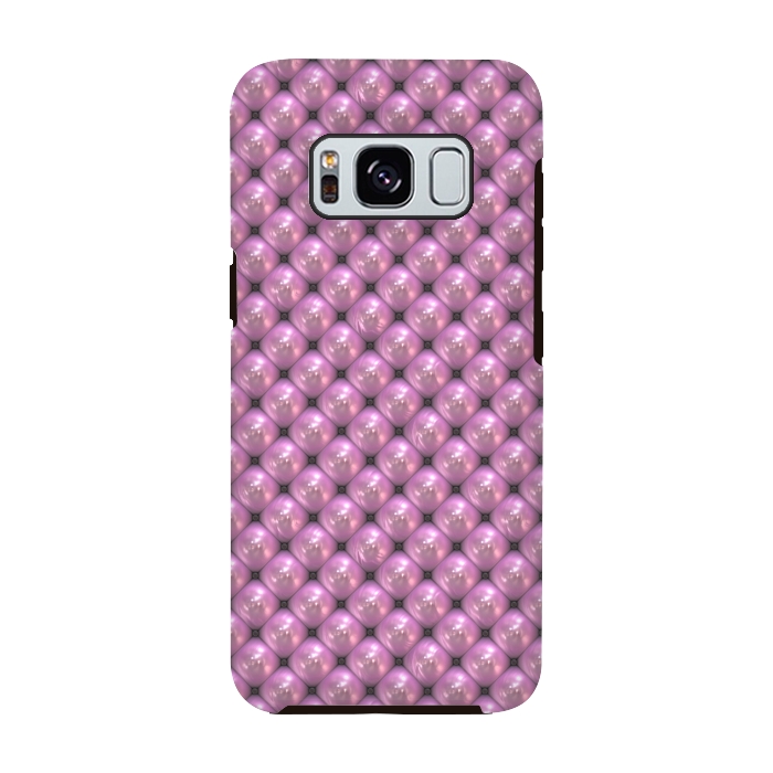 Galaxy S8 StrongFit Pink Pearls by Andrea Haase