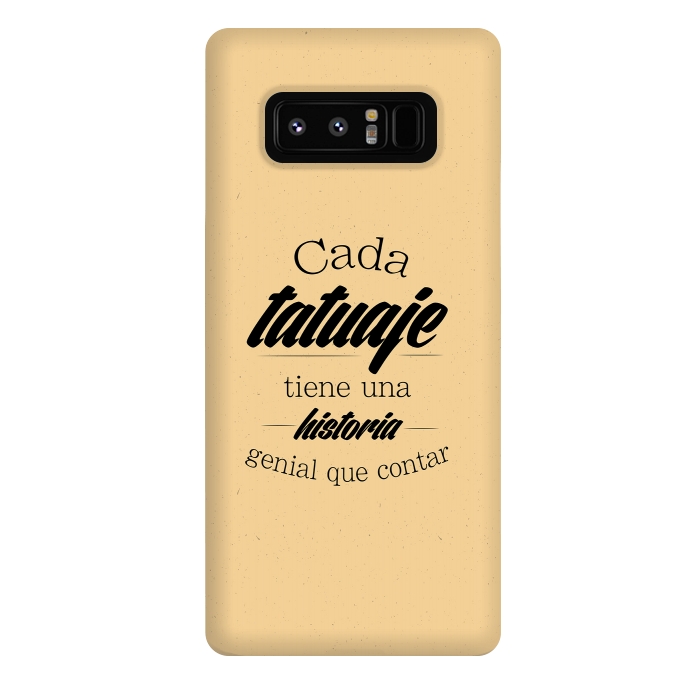 Galaxy Note 8 StrongFit TATTOO STYLE by Mariana Socorro