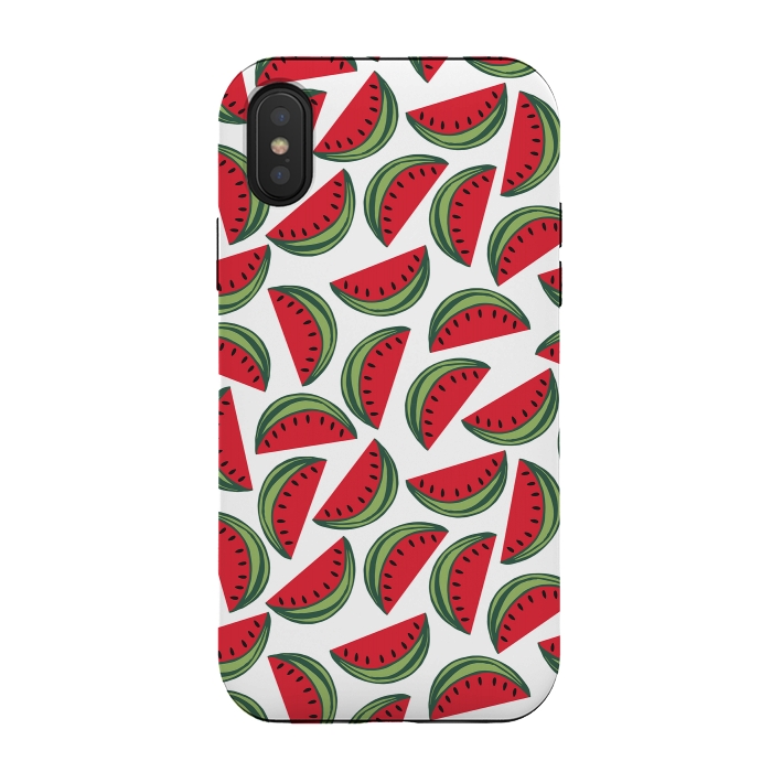 iPhone Xs / X StrongFit Watermelon by Dunia Nalu