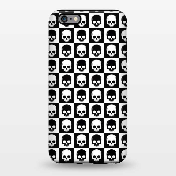 iPhone 6/6s plus StrongFit Checkered Skulls Pattern I by Art Design Works