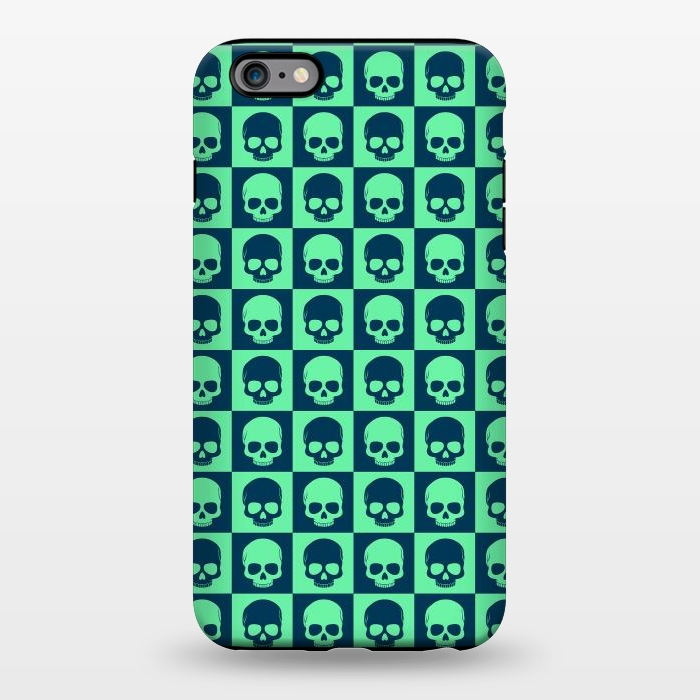 iPhone 6/6s plus StrongFit Checkered Skulls Pattern III by Art Design Works