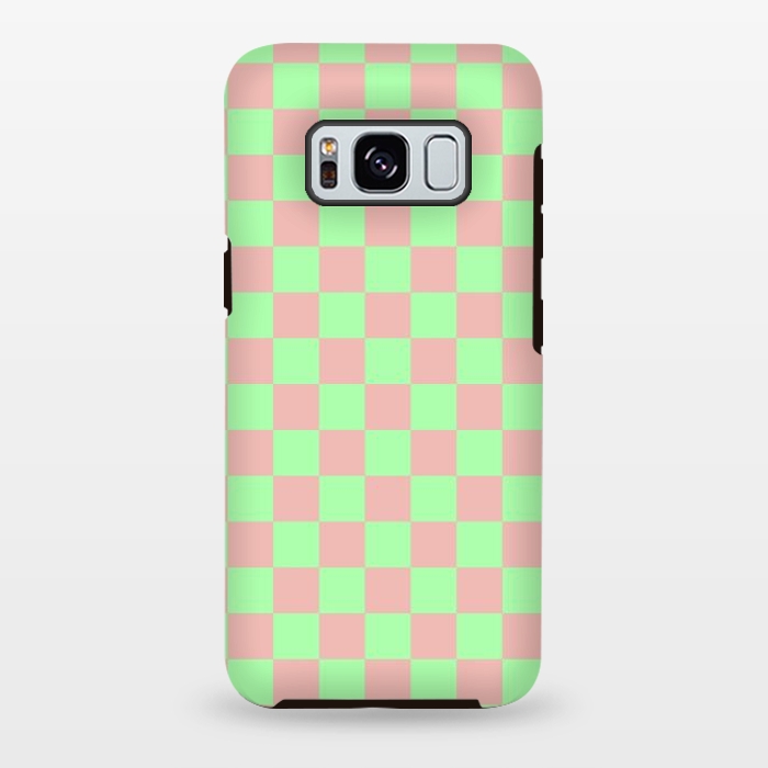 Galaxy S8 plus StrongFit Checkered Pattern I by Art Design Works