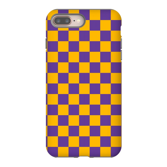iPhone 7 plus StrongFit Checkered Pattern II by Art Design Works