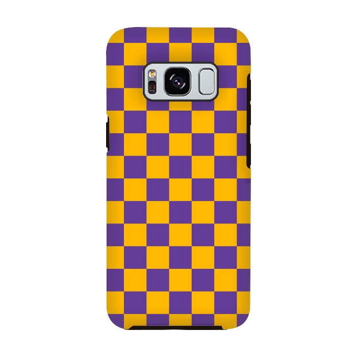 Galaxy S8 StrongFit Checkered Pattern II by Art Design Works