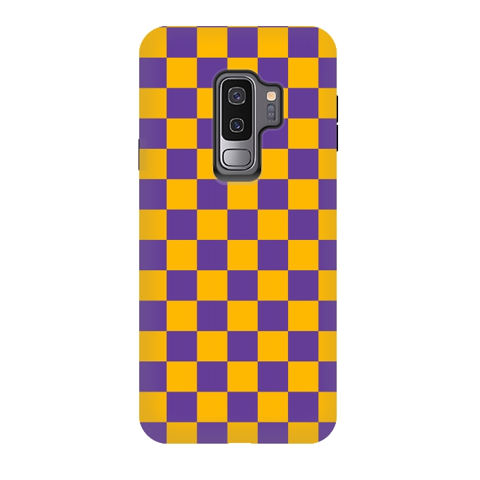 Galaxy S9 plus StrongFit Checkered Pattern II by Art Design Works