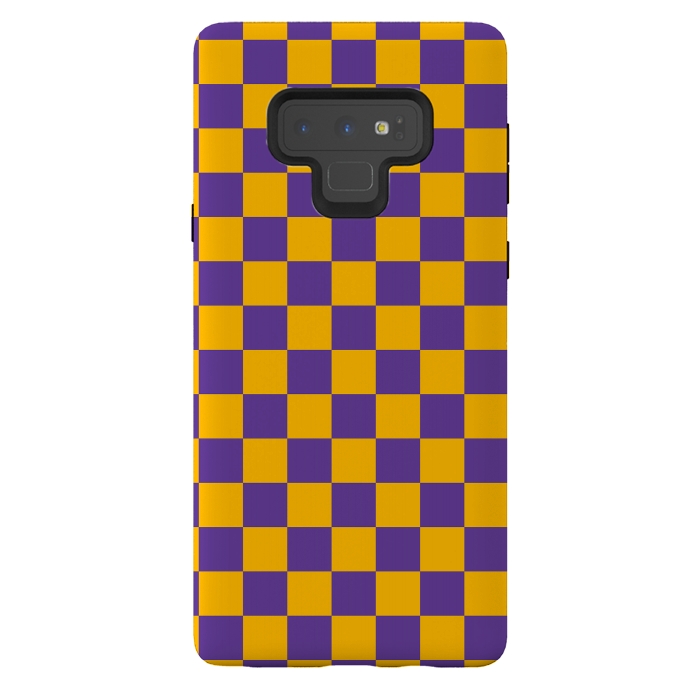 Galaxy Note 9 StrongFit Checkered Pattern II by Art Design Works