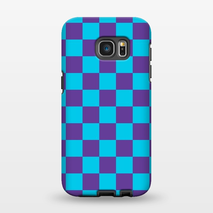 Galaxy S7 EDGE StrongFit Checkered Pattern III by Art Design Works