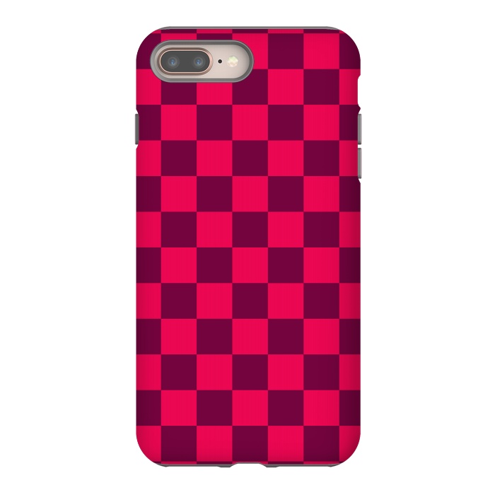 iPhone 7 plus StrongFit Checkered Pattern IV by Art Design Works