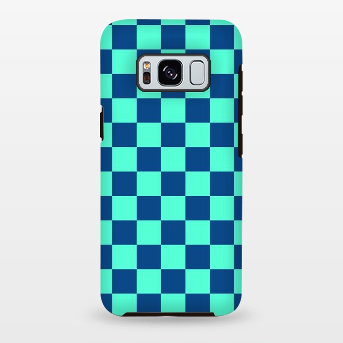 Galaxy S8 plus StrongFit Checkered Pattern VI by Art Design Works