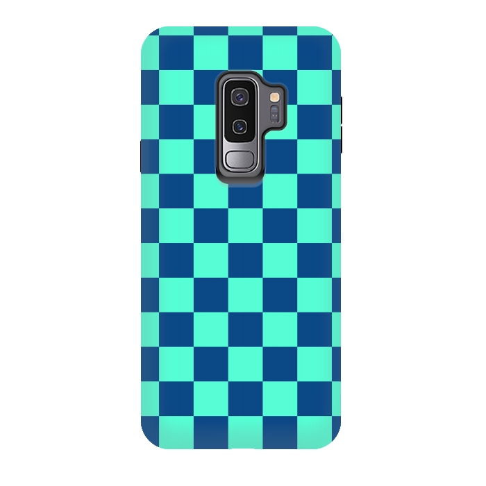 Galaxy S9 plus StrongFit Checkered Pattern VI by Art Design Works