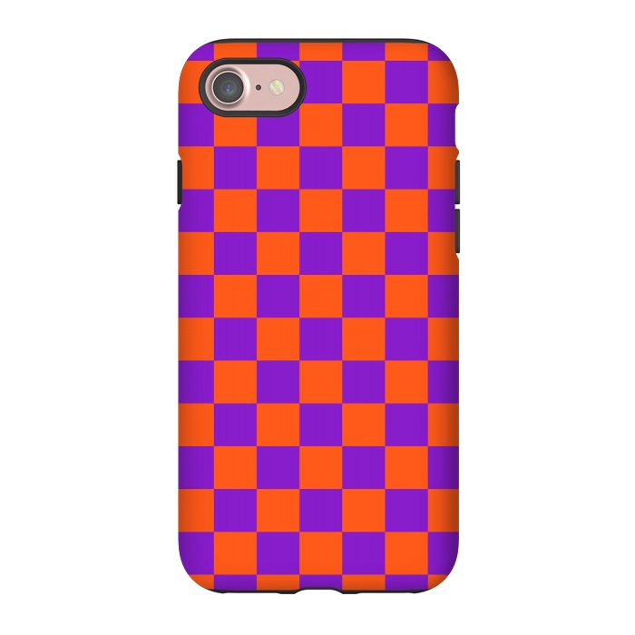 iPhone 7 StrongFit Checkered Pattern VIII by Art Design Works