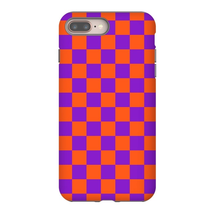iPhone 7 plus StrongFit Checkered Pattern VIII by Art Design Works