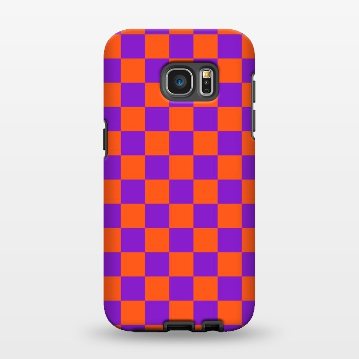 Galaxy S7 EDGE StrongFit Checkered Pattern VIII by Art Design Works