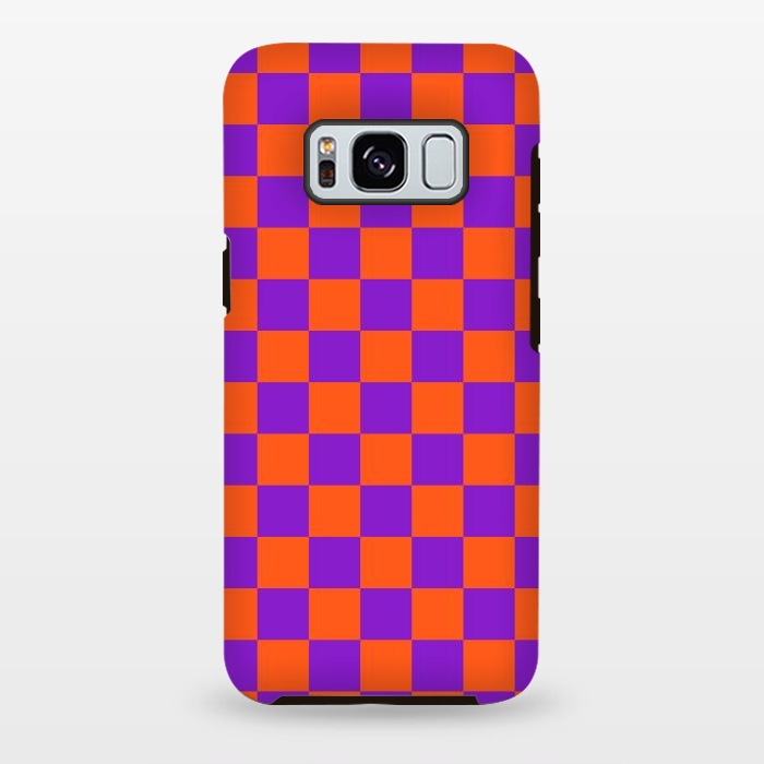 Galaxy S8 plus StrongFit Checkered Pattern VIII by Art Design Works