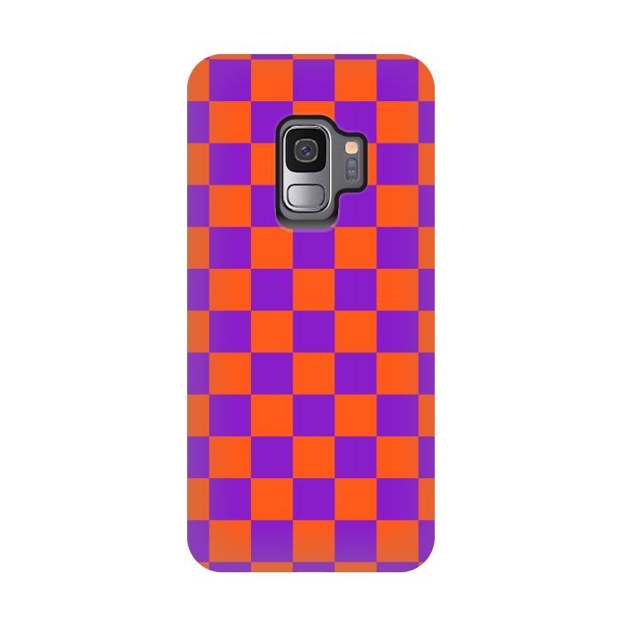 Galaxy S9 StrongFit Checkered Pattern VIII by Art Design Works