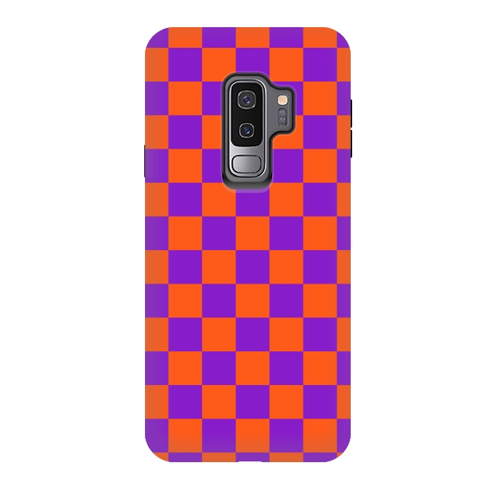 Galaxy S9 plus StrongFit Checkered Pattern VIII by Art Design Works