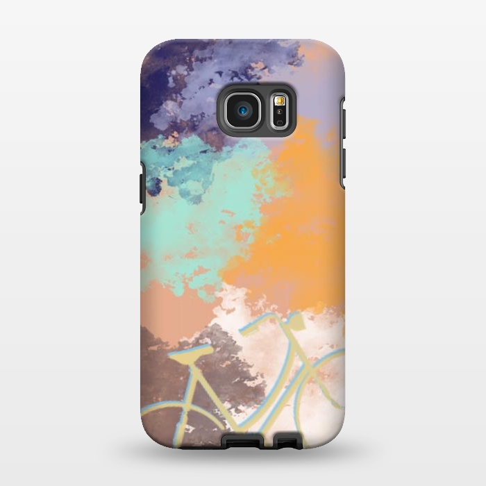 Galaxy S7 EDGE StrongFit Bicycle colors by Mariana Socorro