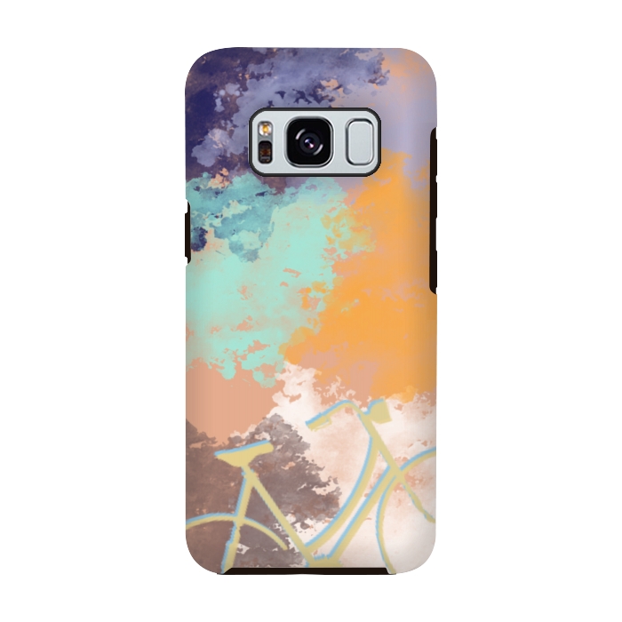 Galaxy S8 StrongFit Bicycle colors by Mariana Socorro