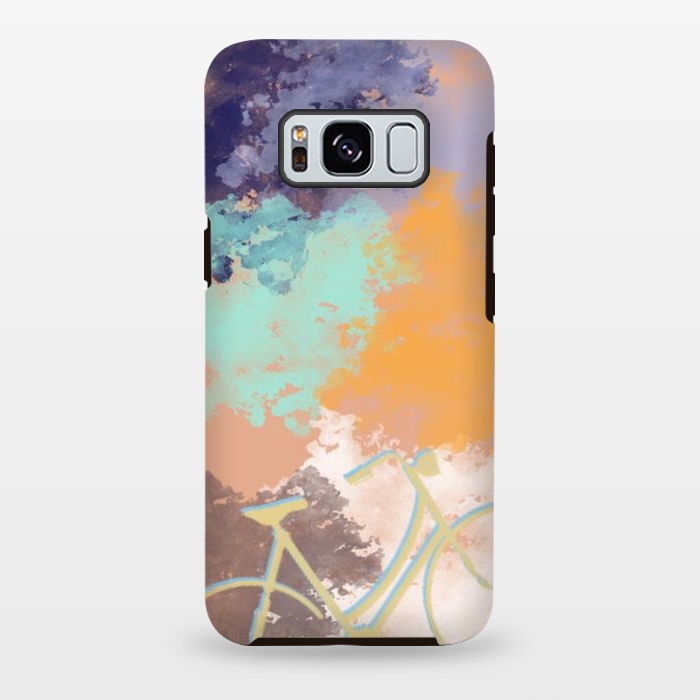 Galaxy S8 plus StrongFit Bicycle colors by Mariana Socorro