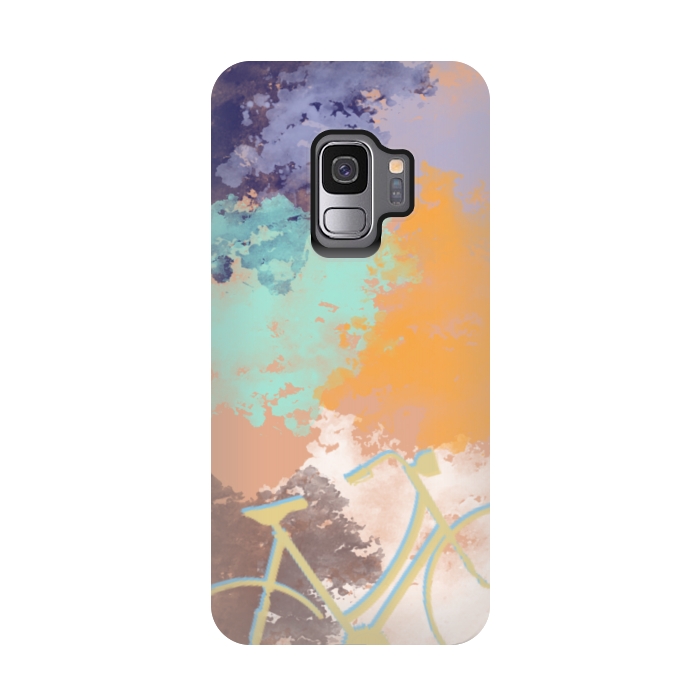 Galaxy S9 StrongFit Bicycle colors by Mariana Socorro
