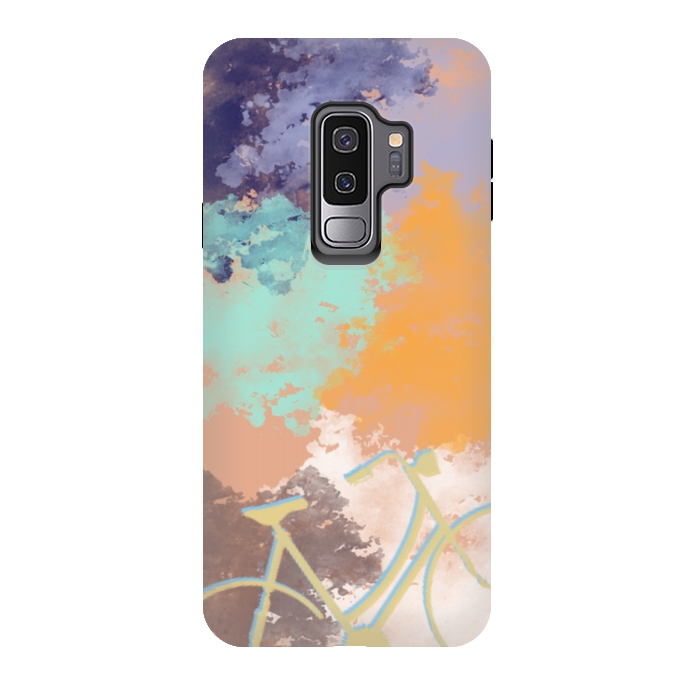 Galaxy S9 plus StrongFit Bicycle colors by Mariana Socorro