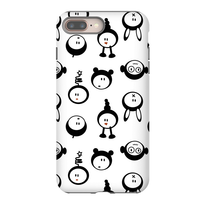 iPhone 7 plus StrongFit Cute monsters by Martina