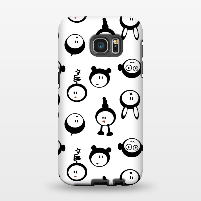 Galaxy S7 EDGE StrongFit Cute monsters by Martina