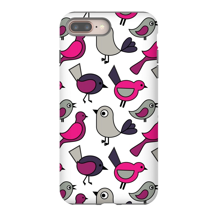 iPhone 7 plus StrongFit Cute birds by Martina
