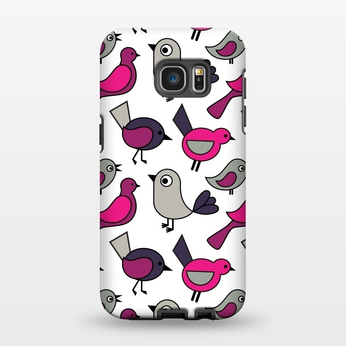 Galaxy S7 EDGE StrongFit Cute birds by Martina
