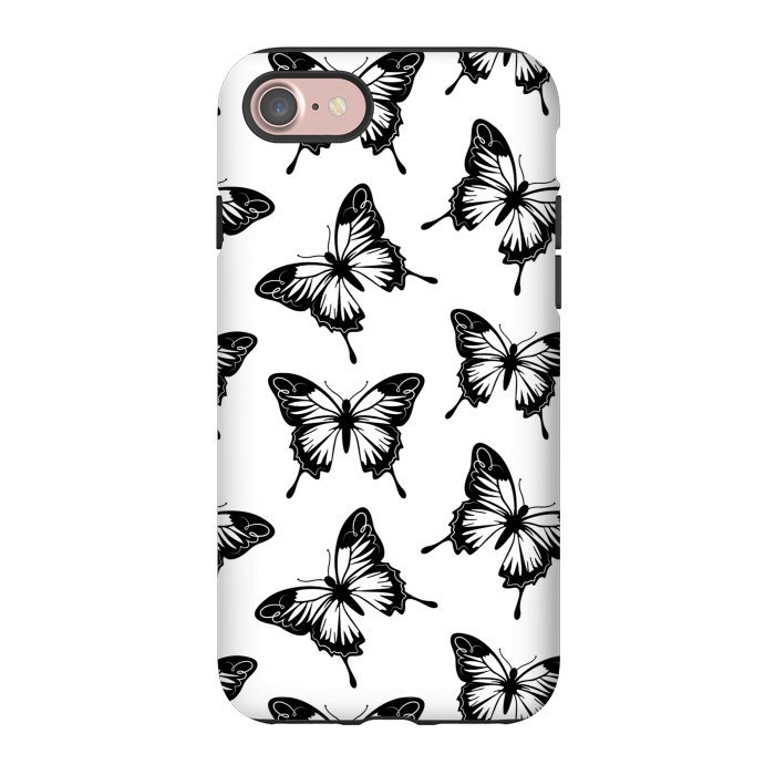 iPhone 7 StrongFit Elegant butterflies by Martina